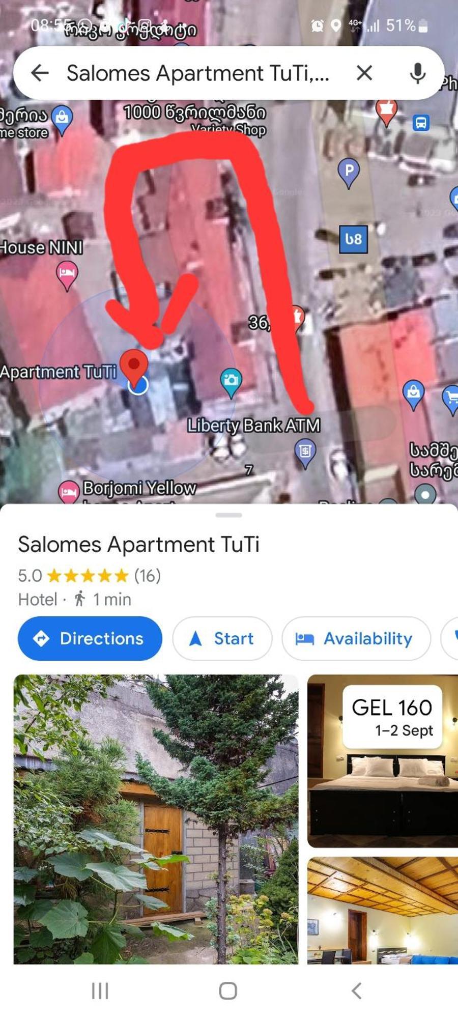 Salomes Apartment Tuti Borjomi Eksteriør billede